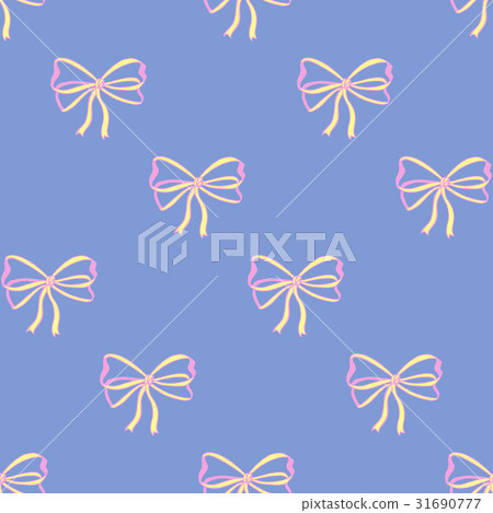 Seamless pattern with skerchy bows 31690777