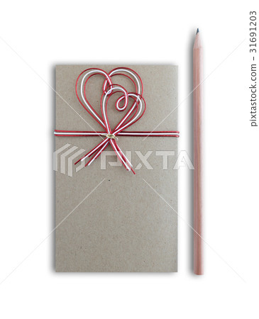 blank greeting card with red hearts and ribbon blank greeting card with red hearts and ribbon 31691203