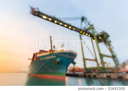 Port heavy industry Background Port heavy industry Background 31691308