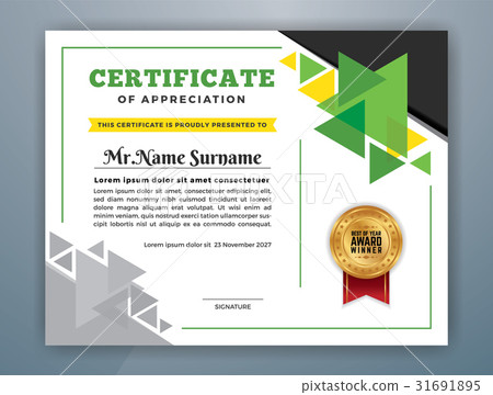 Multipurpose Modern Professional Certificate Multipurpose Modern Professional Certificate 31691895