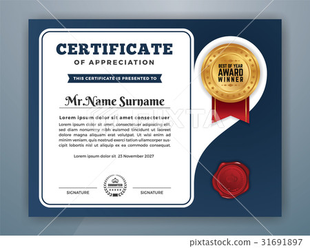 Multipurpose Modern Professional Certificate Multipurpose Modern Professional Certificate 31691897