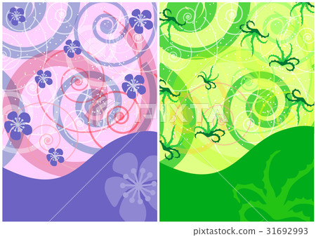 Two abstract backgrounds - Stock Illustration [31692993] - PIXTA