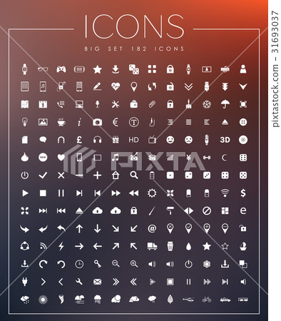 Set of Universal Web Icons - Stock Illustration [31693037] - PIXTA