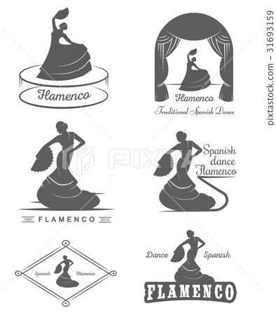 Set Logos and Badges Flamenco 31693159