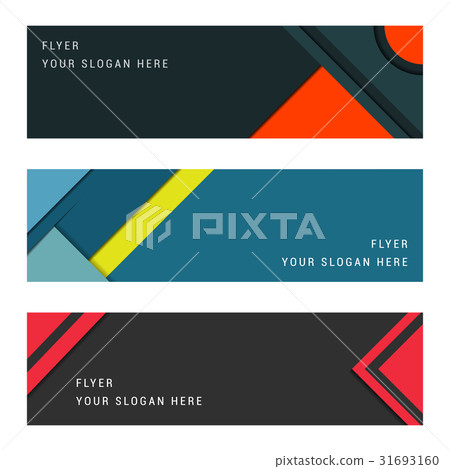 Vector Set Material Design Card and Banners  31693160