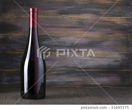 wine bottle on  background 31695575