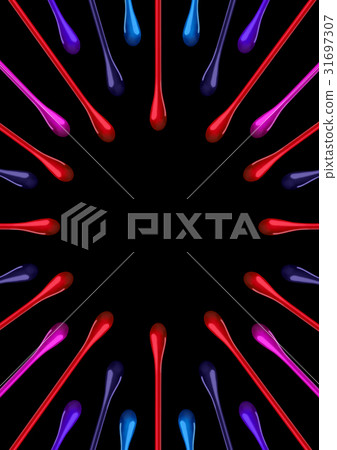 Nail polish liquid drops splash paint background Nail polish liquid drops splash paint background 31697307