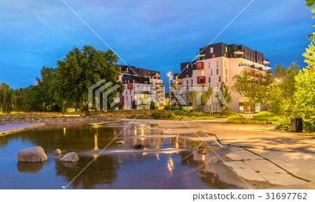 Fountain on Place de Vologda in Strasbourg, France 31697762