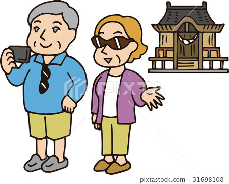 外國人的老年夫婦 - 神社 31698108