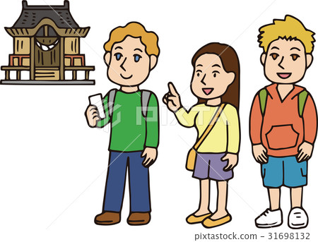 外國人青年 - 神社 31698132