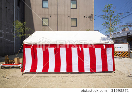 施工現場地面節日節日 施工現場地面節日節日 31698271