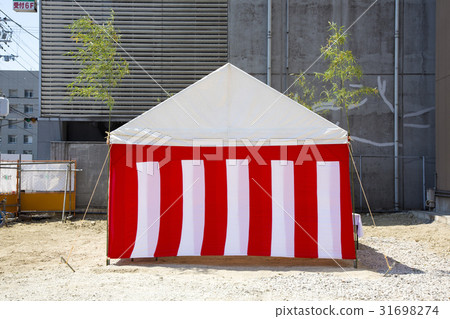 施工現場地面節日節日 31698274