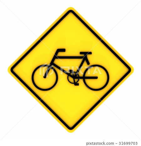 Image of various road signs isolated on a white 31699703