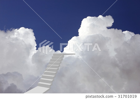 Ladder, clouds 31701019