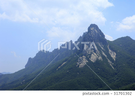 蔚山岩,Soraksan山,Goseong縣,江原道 蔚山岩,Soraksan山,Goseong縣,江原道 31701302