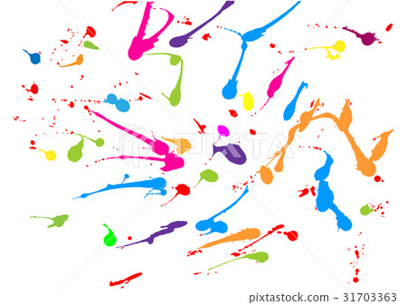 abstract splatter paint color design background. 31703363