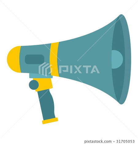 Loudspeaker icon isolated 31705053