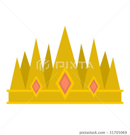 Crown icon isolated 31705069