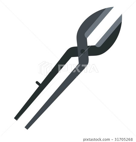 Metal scissors icon isolated - Stock Illustration [31705268] - PIXTA