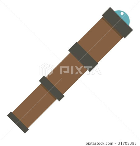 Antique telescope icon isolated Antique telescope icon isolated 31705383