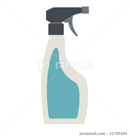 Blue sprayer bottle icon isolated 31705494