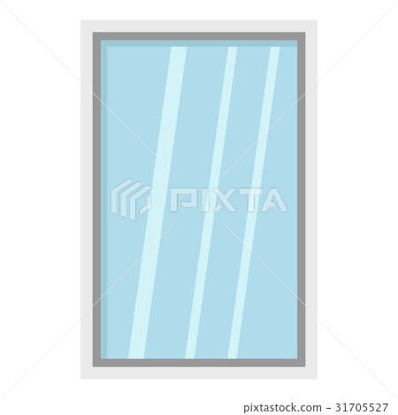 White window frame icon isolated - Stock Illustration [31705527] - PIXTA