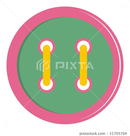 Colorful clothing button icon isolated - Stock Illustration [31705704 ...