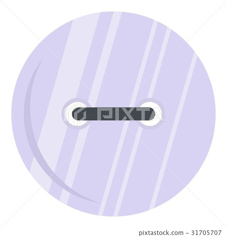White clothing button icon isolated - Stock Illustration [31705707] - PIXTA