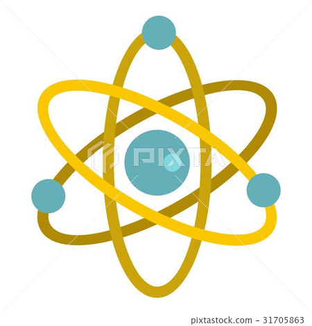 Atom icon isolated 31705863