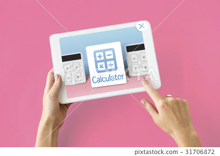 Accounting Banking Investment Budget Calculator Concept Accounting Banking Investment Budget Calculator Concept 31706872