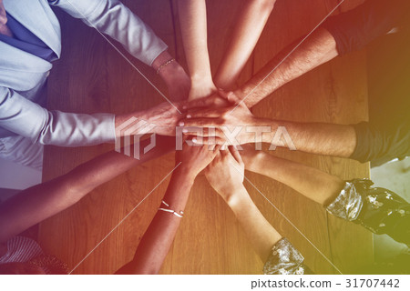People Hands Together Partnership Teamwork People Hands Together Partnership Teamwork 31707442