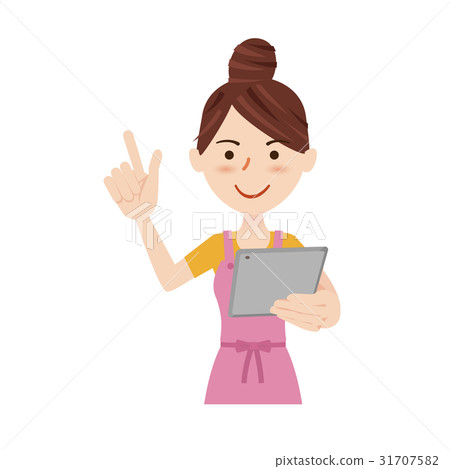 年輕的主婦形象 年輕的主婦形象 31707582