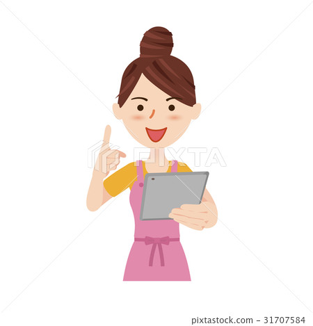 年輕的主婦形象 年輕的主婦形象 31707584