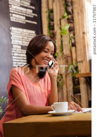 Woman making a phone call Woman making a phone call 31707867