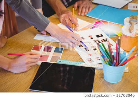 Focus on the paper with hands Focus on the paper with hands 31708046