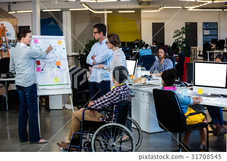 Designer in a wheelchair Designer in a wheelchair 31708545