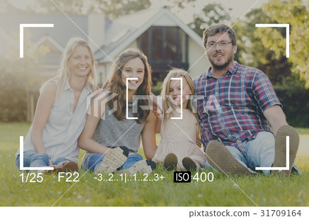 Family Camera Capture Snap Shot Banner 31709164