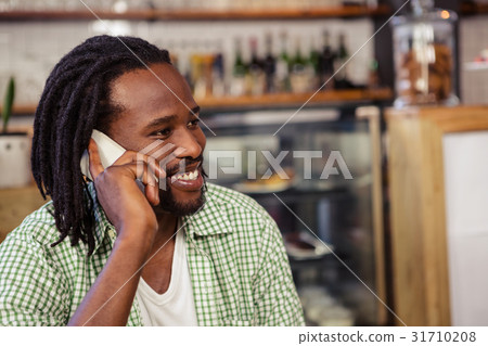 Man making a phone call Man making a phone call 31710208