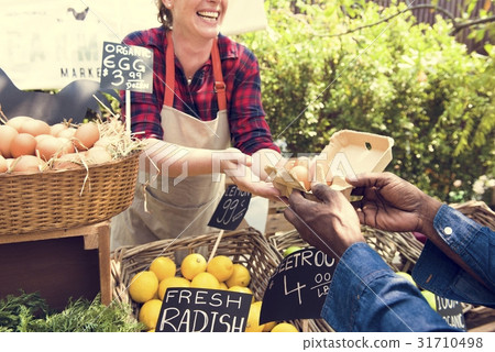Woman owner fresh gracery organic shop 31710498