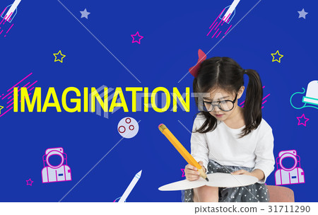 Imagination galaxy cheerful illustration learning 31711290