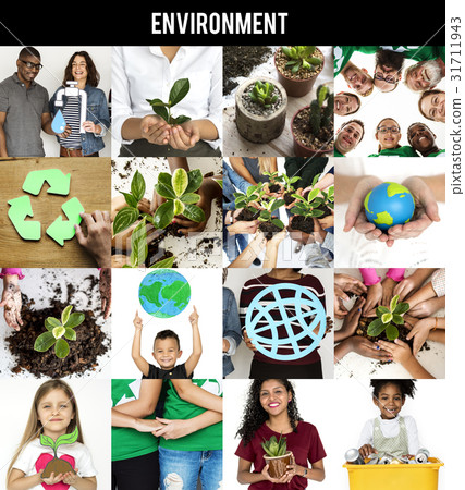 Environment Responsible Green Global Ecology People Studio Collage Environment Responsible Green Global Ecology People Studio Collage 31711943