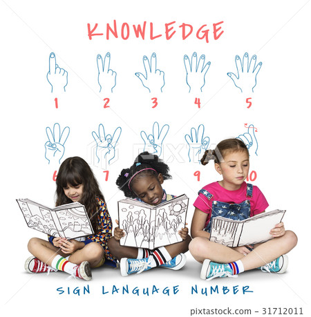 Sign Language Number Instruction Lesson Graphic 31712011