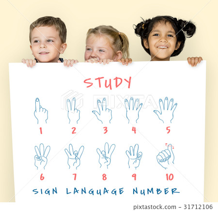 Sign Language Number Instruction Lesson Graphic 31712106