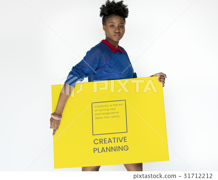 Woman holding network graphic overlay banner Woman holding network graphic overlay banner 31712212