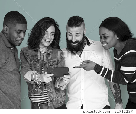 Group of Friends Technology Devices Group of Friends Technology Devices 31712257