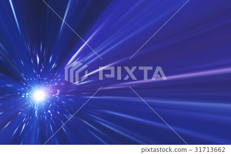 Abstract spacescape, speed of light  31713662