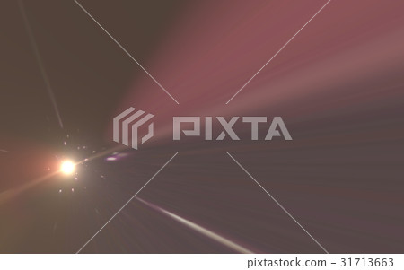 Abstract speed lens flare on black background Abstract speed lens flare on black background 31713663