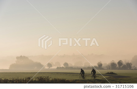 Two Cyclists in River Forelands Two Cyclists in River Forelands 31715106