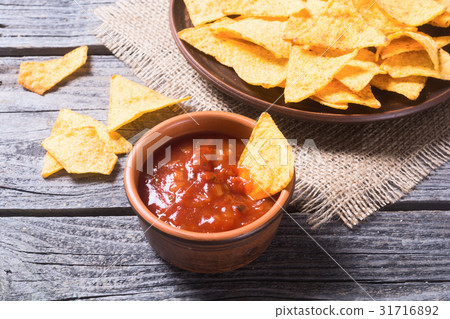 Snack for party chips nachos 31716892