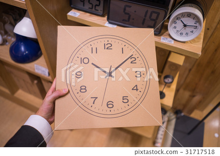 A Clock in a Cardboard Box A Clock in a Cardboard Box 31717518